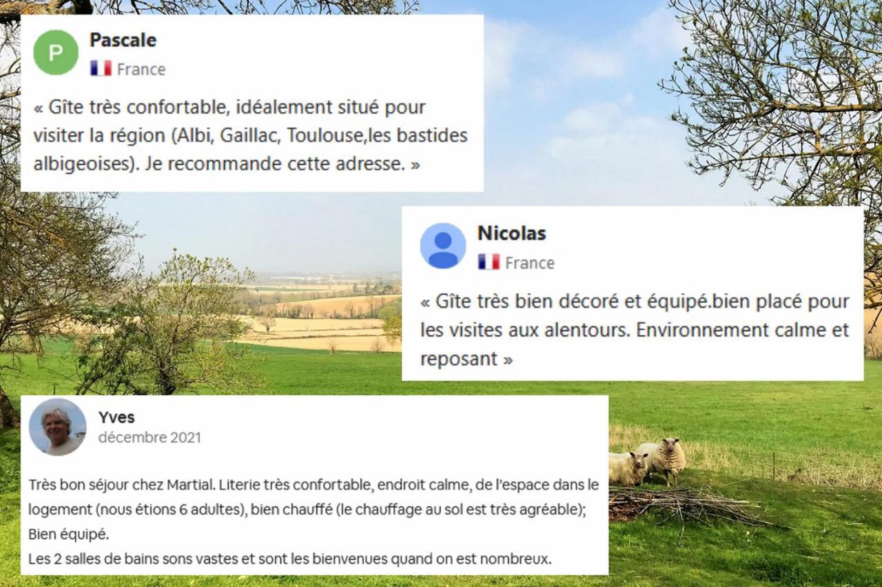 Le Gite Nature Bien-Etre Piscine Chauffee Privee Du Tarn Entre Toulouse Et Albi & Les Cottages Du Tarn Peyrole Luaran gambar